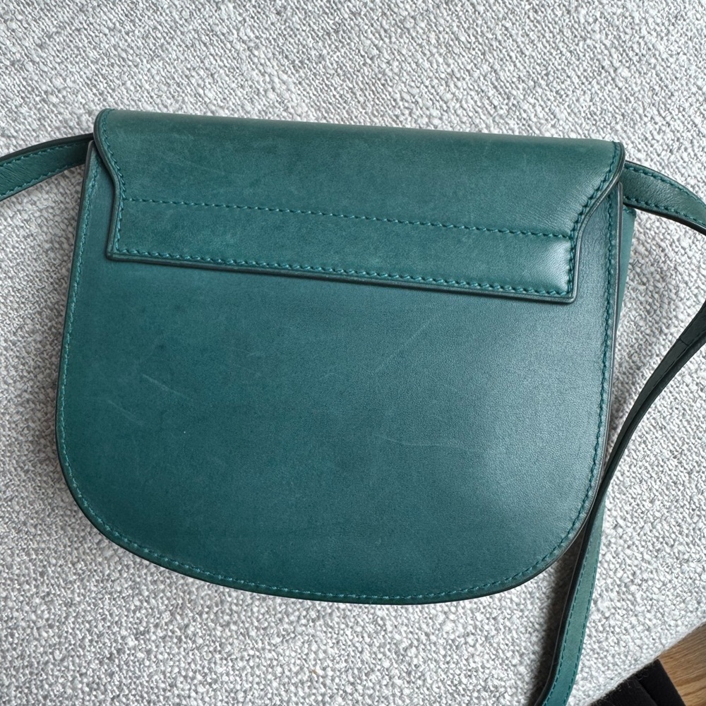 Saint Laurent Kaia Crossbody in Green Leather - Picture 9 of 16